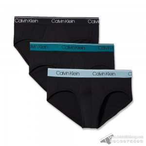 Quần lót nam Calvin Klein NB2568 Micro Stretch Hip Brief 3-pack Black Multi